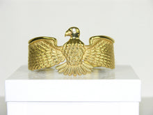 Load image into Gallery viewer, Unique Eagle Cuff Bracelet with White Zircon Eye