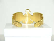 Load image into Gallery viewer, Unique Eagle Cuff Bracelet with White Zircon Eye