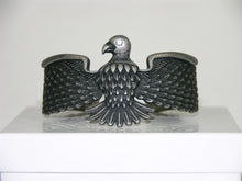 Load image into Gallery viewer, Unique Eagle Cuff Bracelet with White Zircon Eye