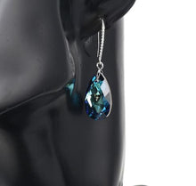 Load image into Gallery viewer, Water Droplet Earrings Made with Swarovski Crystal Elements