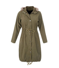 Load image into Gallery viewer, Army Green Kangaroo Jacket