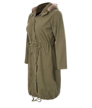 Load image into Gallery viewer, Army Green Kangaroo Jacket