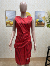 Load image into Gallery viewer, Women Vintage Polka Dot Midi Dress