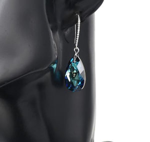Water Droplet Earrings Made with Swarovski Crystal Elements
